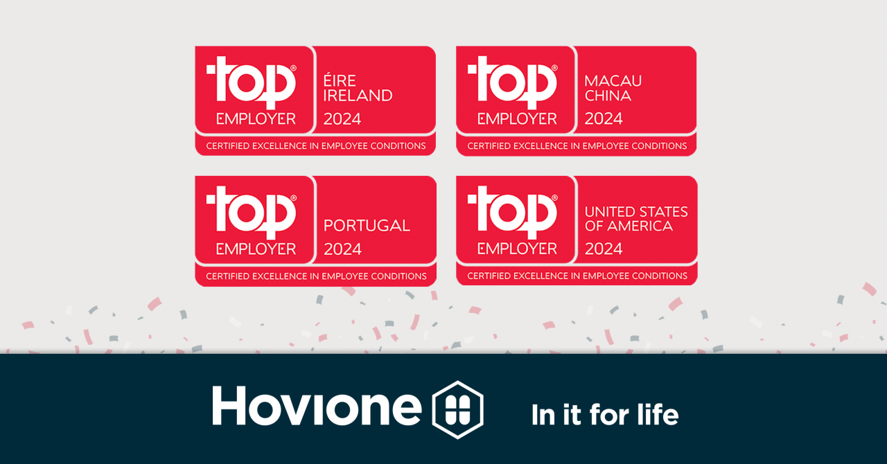 Top Employer 2024 seals | Hovione