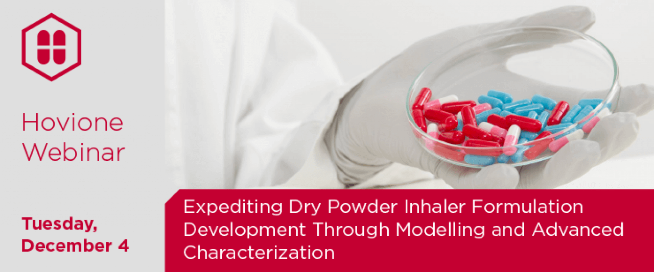 Webinar - Dry Powder Inhaler Formulation Development | Hovione